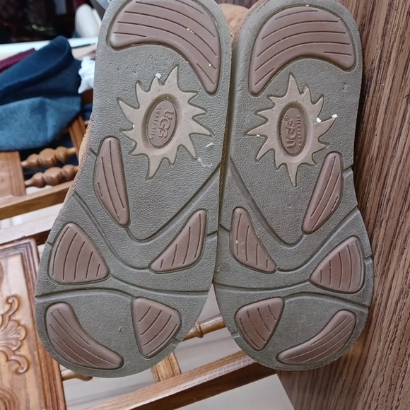 UGG Womens Knightsbridge Tan Back Zip Suede/leather Boots Size 6 - Picture 6 of 8